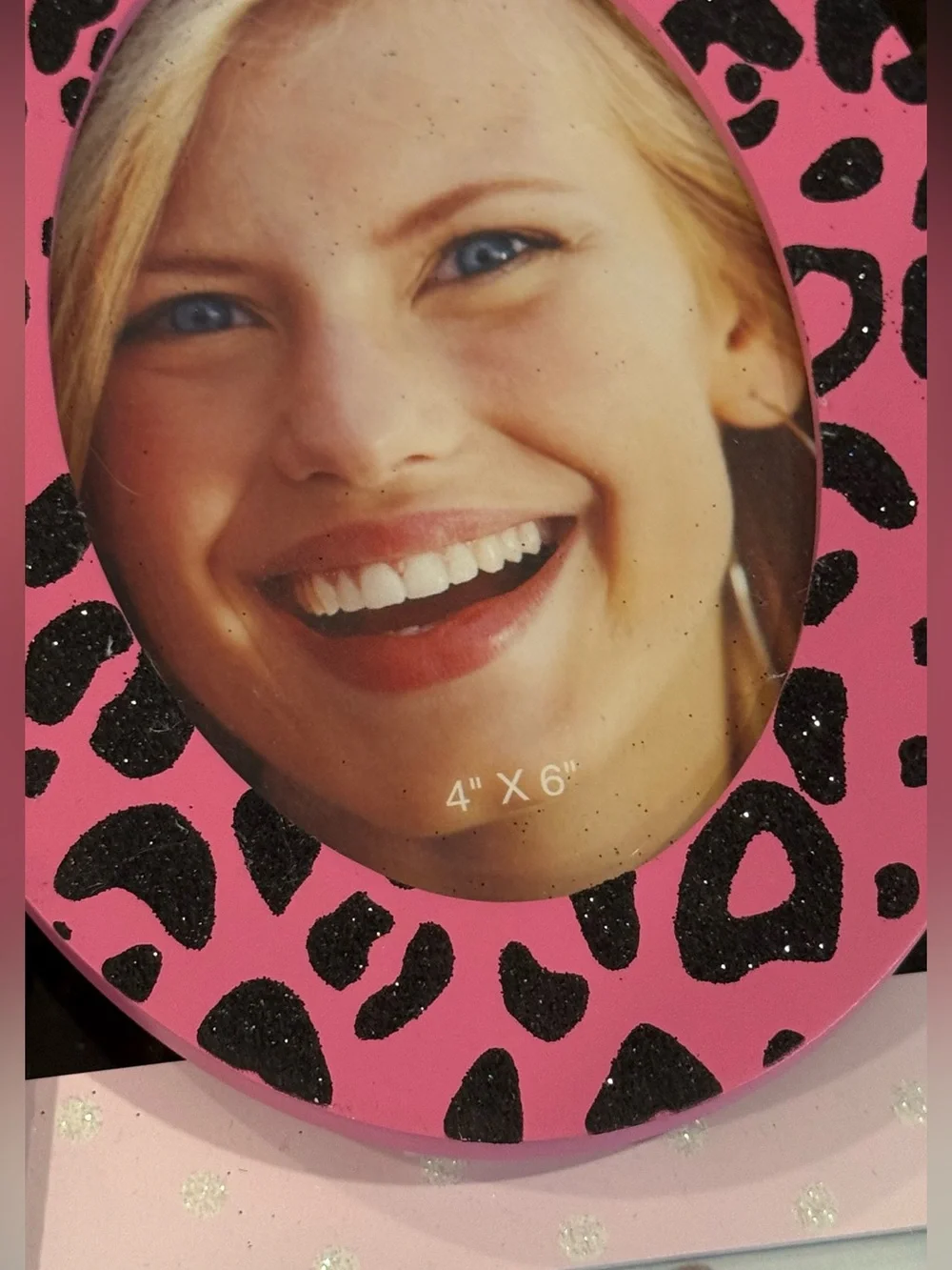 NWT Zebra and Daisy Collage Photo Picture Frame